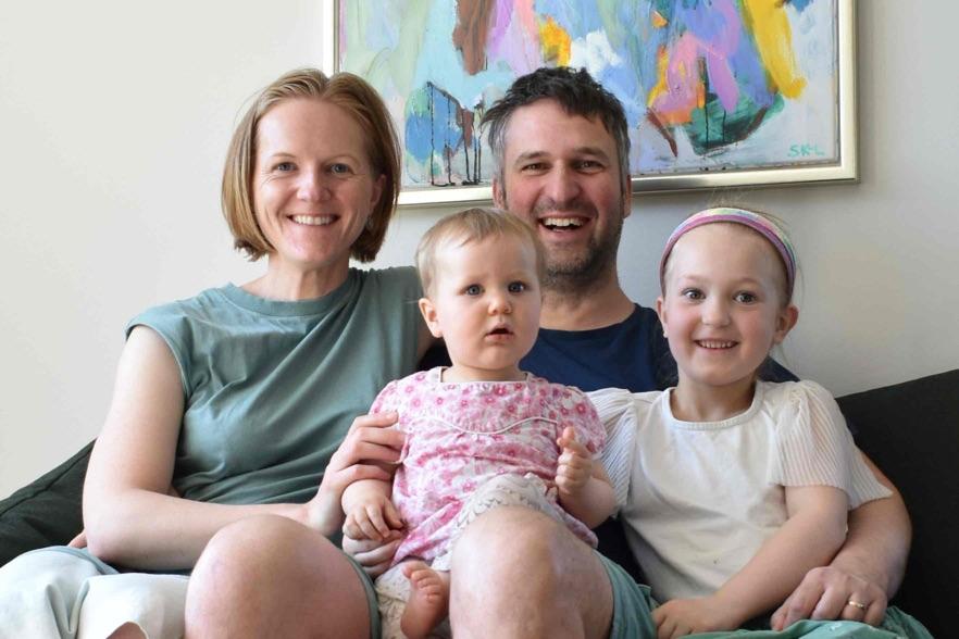 Vi er en lille familie i Espergærde