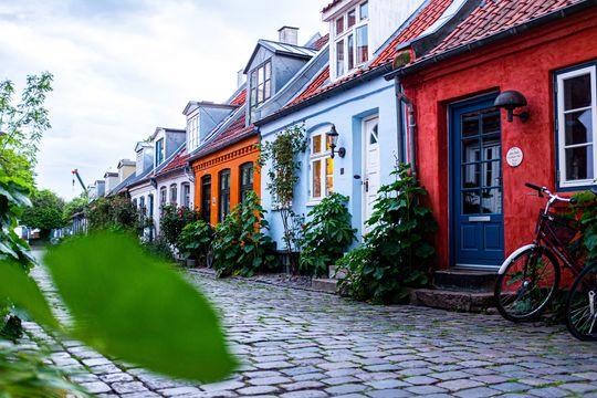 Små gader i Aarhus